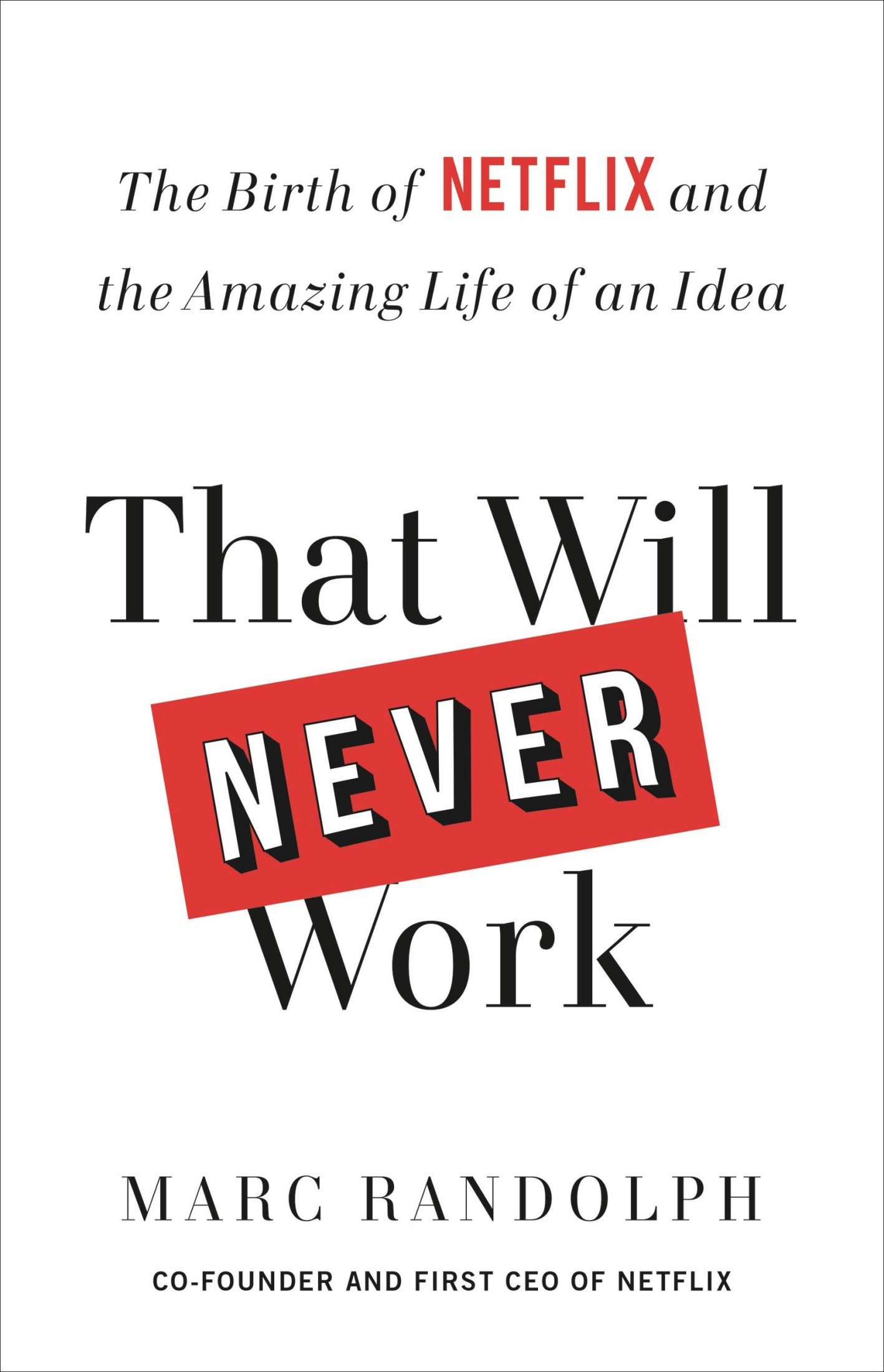 That Will Never Work_ The Birth of Netflix and the Amazing Life of an Idea 封面